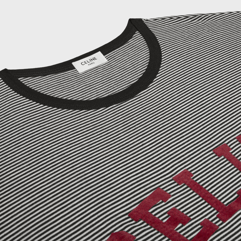 CELINE PARIS loose t-shirt in cotton jersey 3