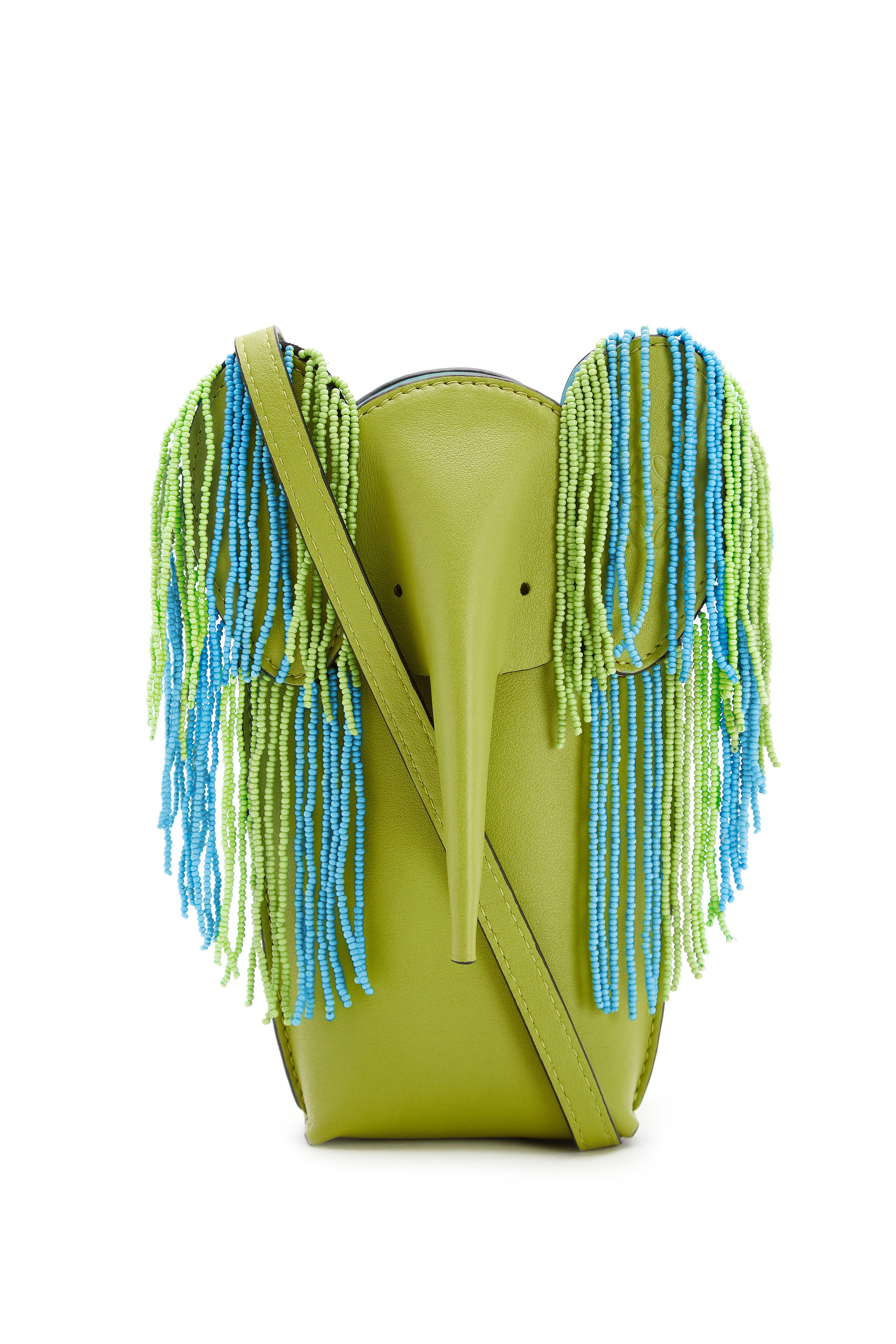 X Paula's Ibiza Elephant Pocket Fringes Meadow Green - 1