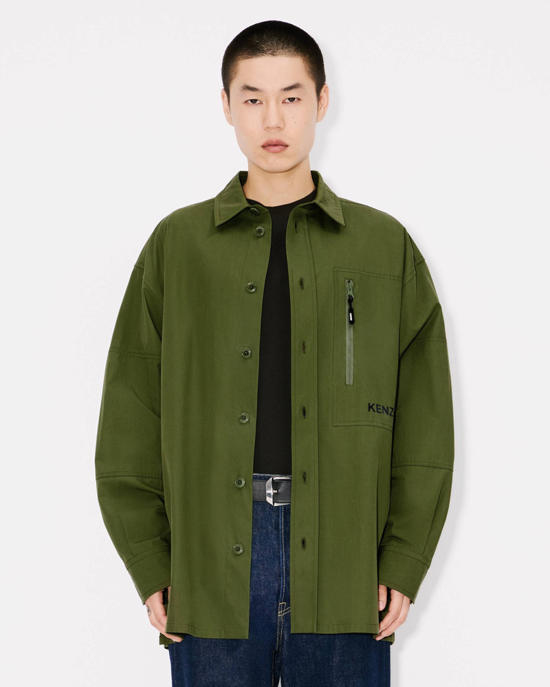 'Boke Flower 2.0' oversied shirt in technical cotton 3