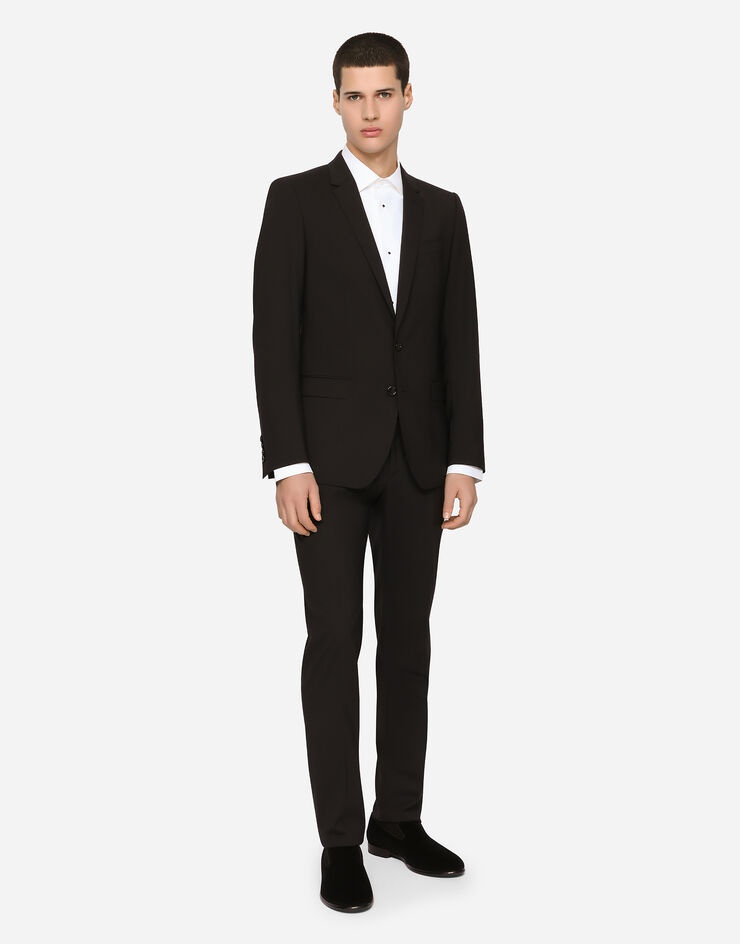 Stretch wool Martini-fit suit - 1