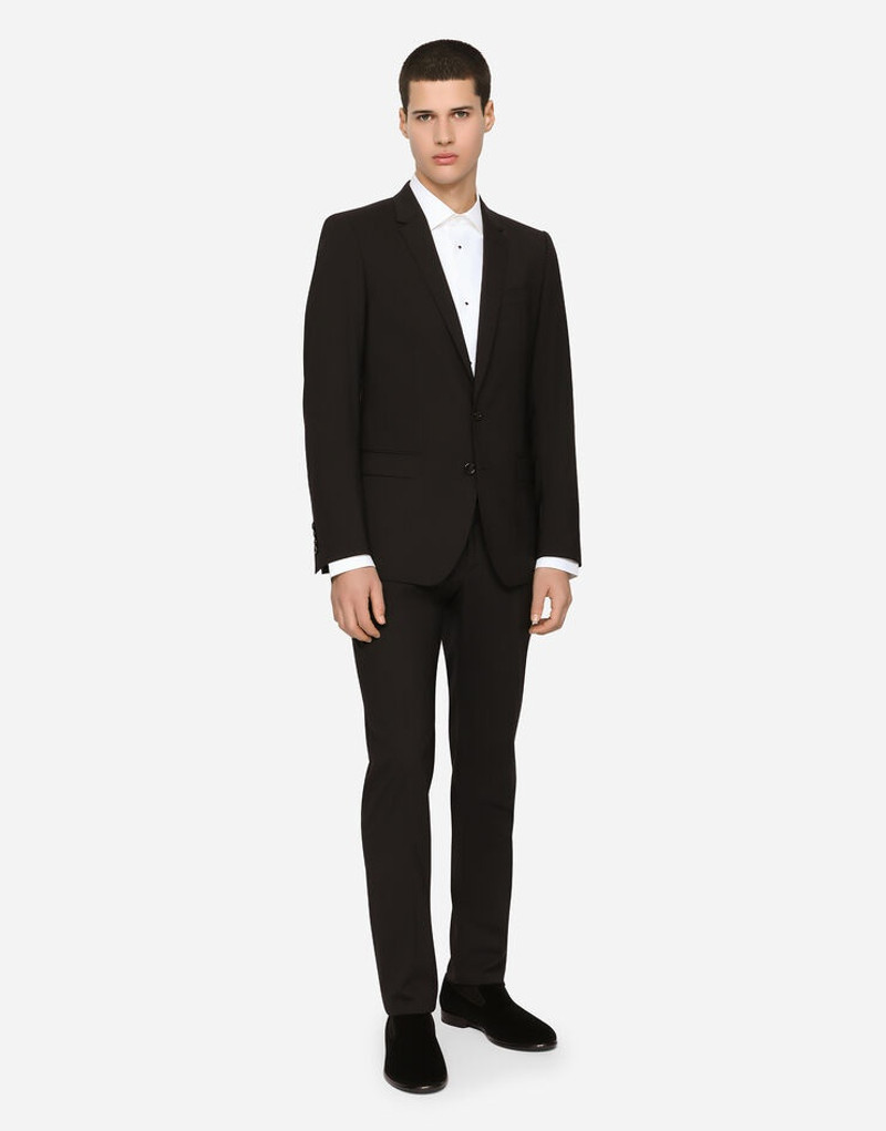 Stretch wool Martini-fit suit 1