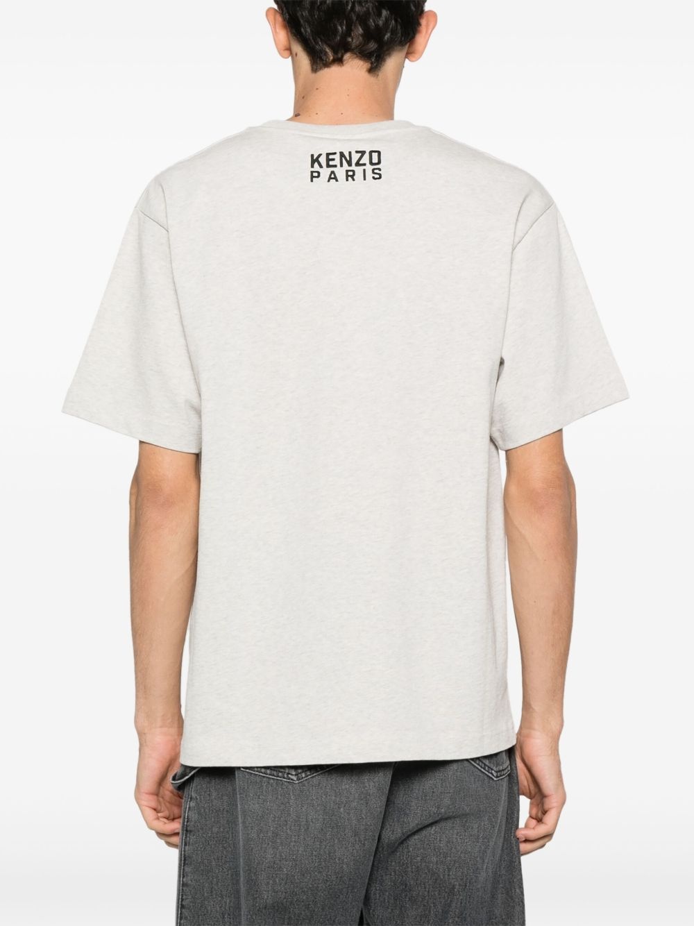 Happy Tiger-embroidered T-shirt - 3