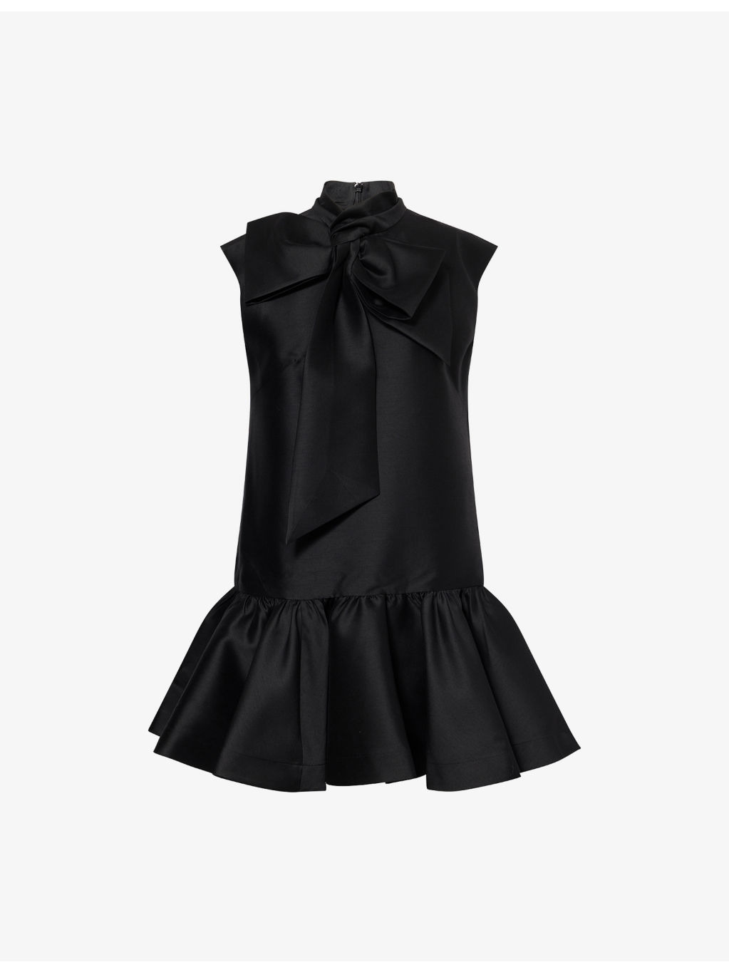Hypnotic Bow Wool And Silk Mini Dress - 1