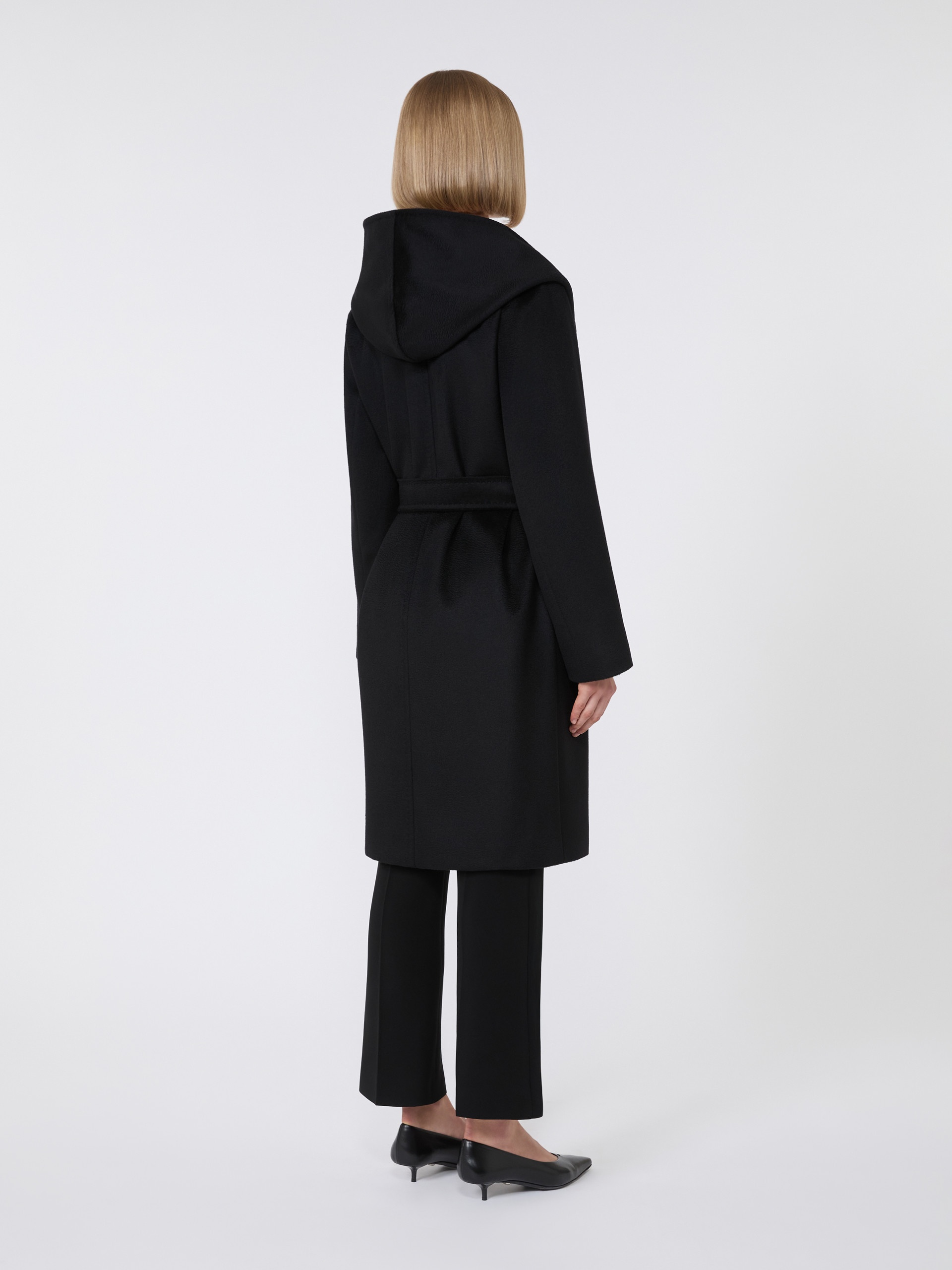 NEWMANG Hooded wool coat - 4