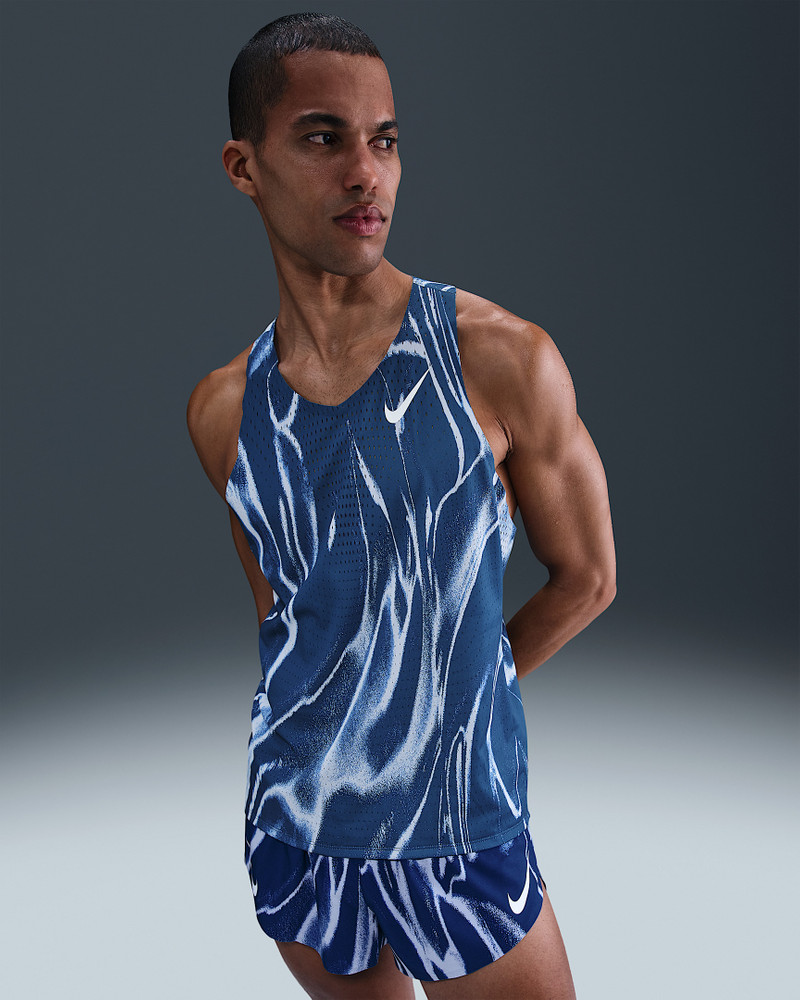 Nike AeroSwift 남자의 Dri-FIT ADV 실행 Singlet 1