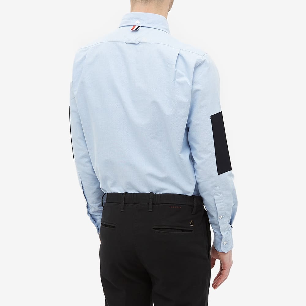 Thom Browne Elbow Patch Button Down Oxford Shirt - 5