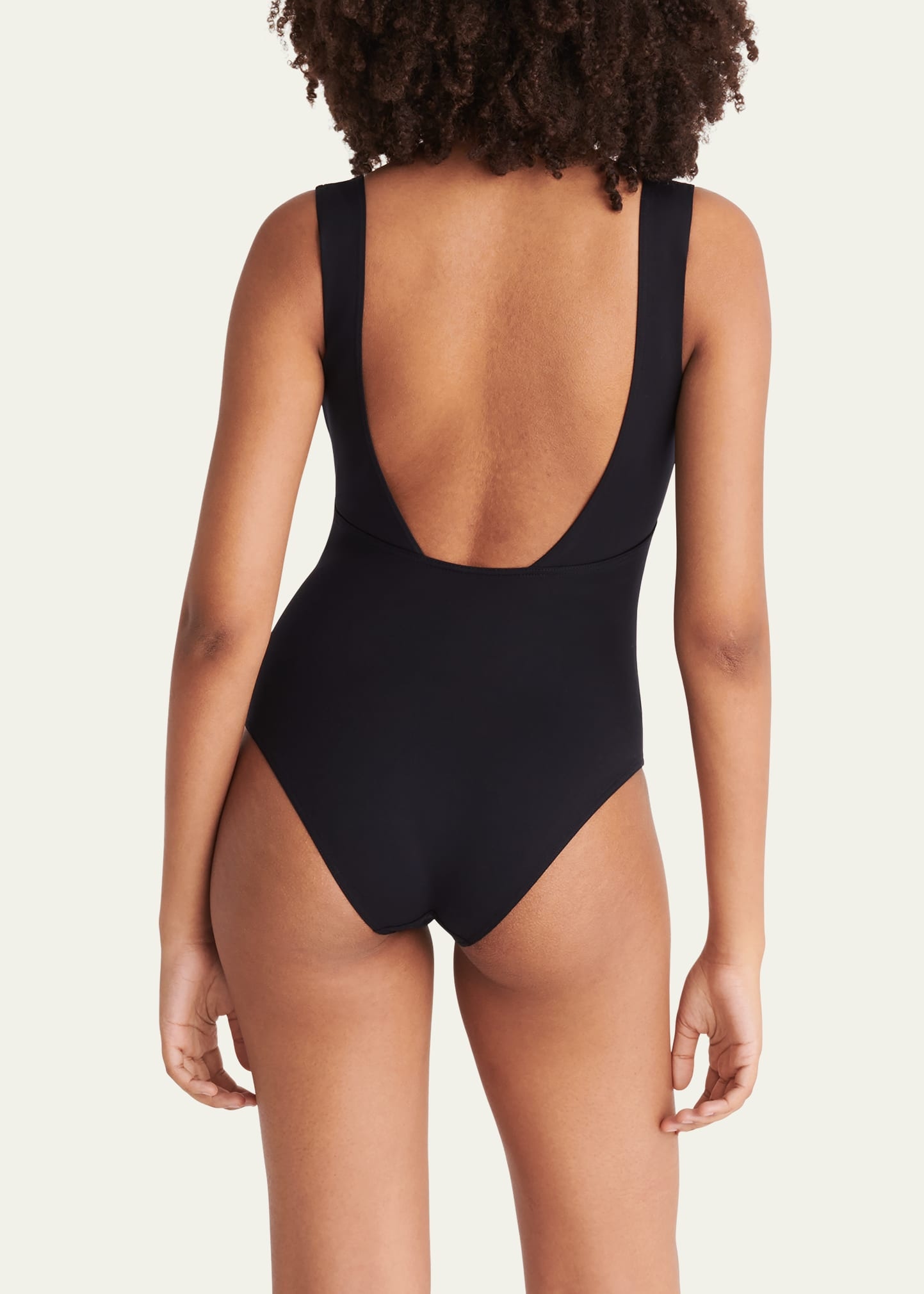 Hold Up Low-Back One-Piece Swimsuit - 3