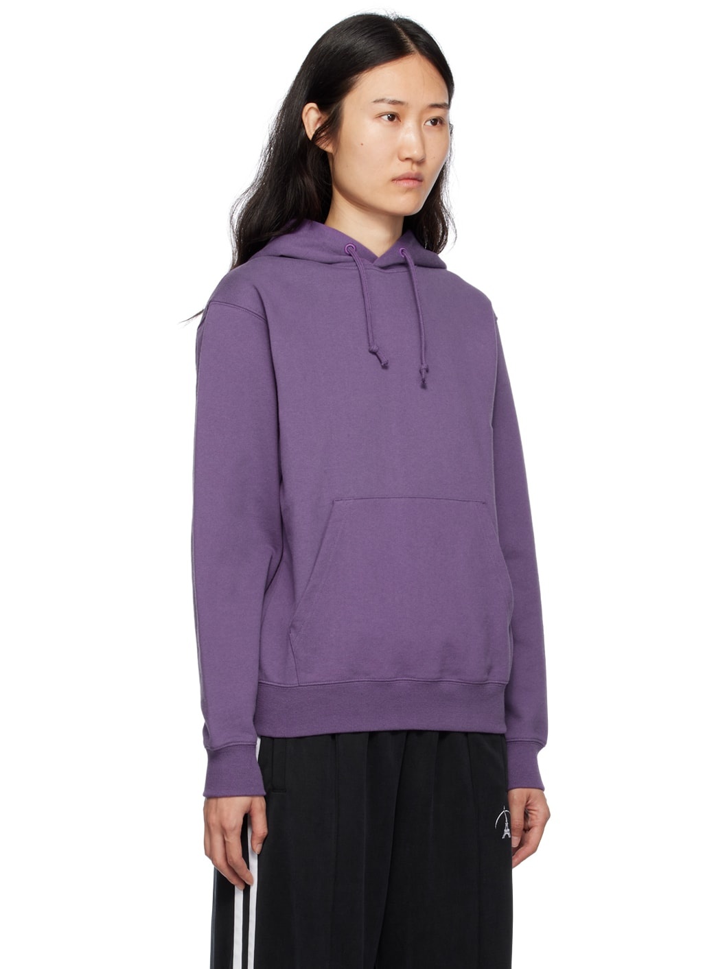 Purple Printed Hoodie - 2