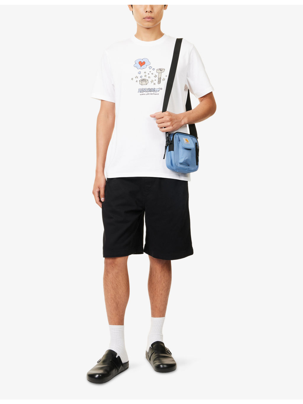 Work Life Graphic-Print Cotton T-Shirt - 2