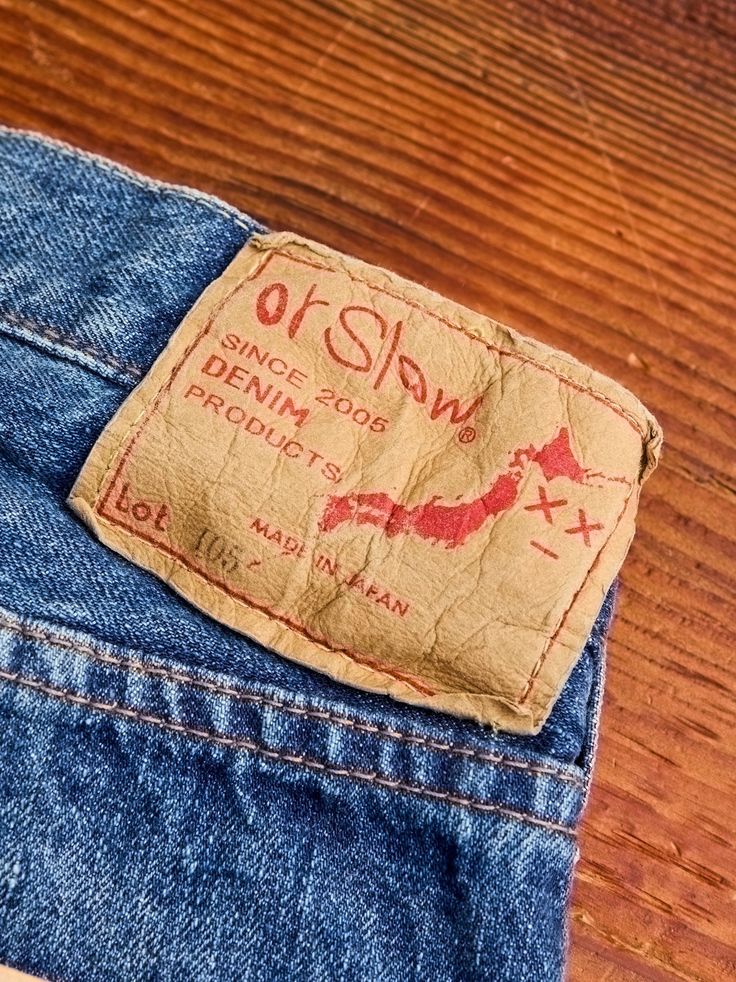 105 "2 Year Wash" 13.5oz Selvedge Denim - Standard Fit - 13