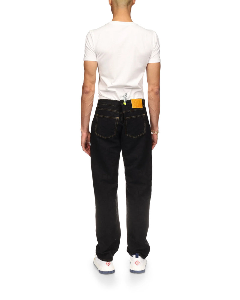 Jacquard Denim Jeans 4