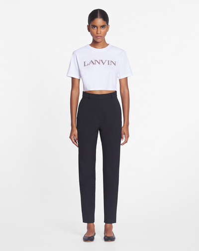 Lanvin EMBROIDERED CROPPED T-SHIRT outlook