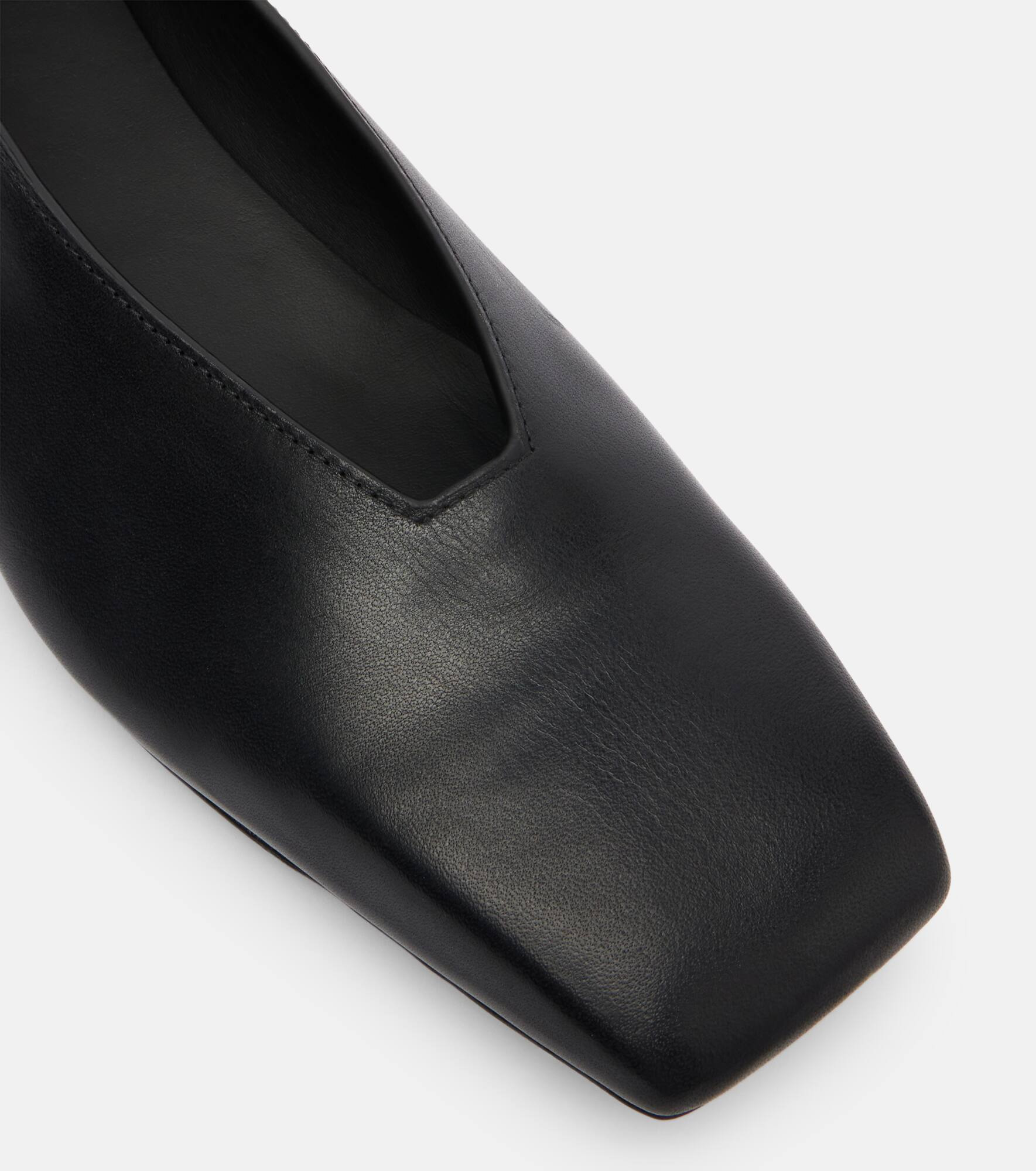 Leather ballet flats - 5