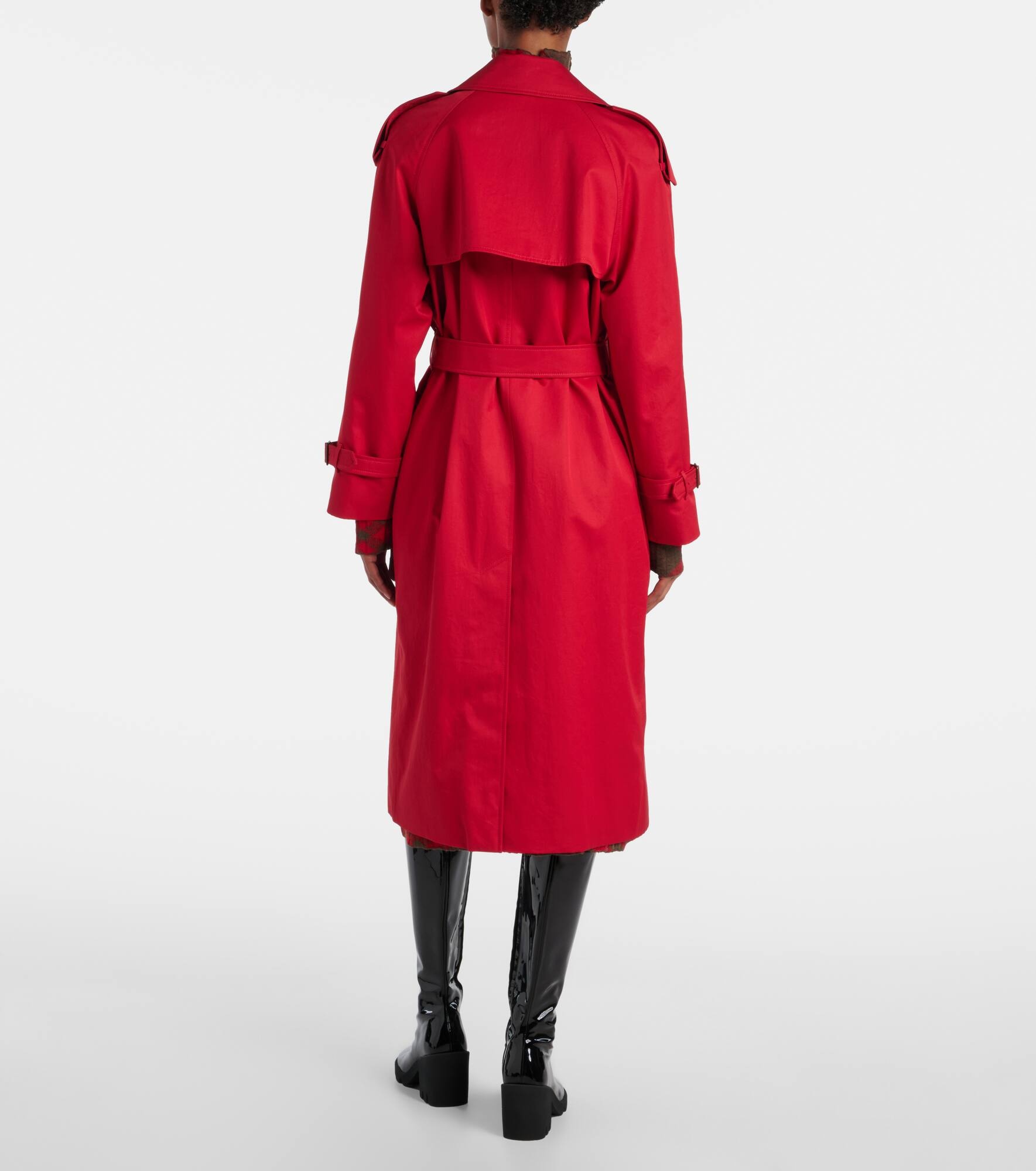 Castleford cotton gabardine trench coat - 3