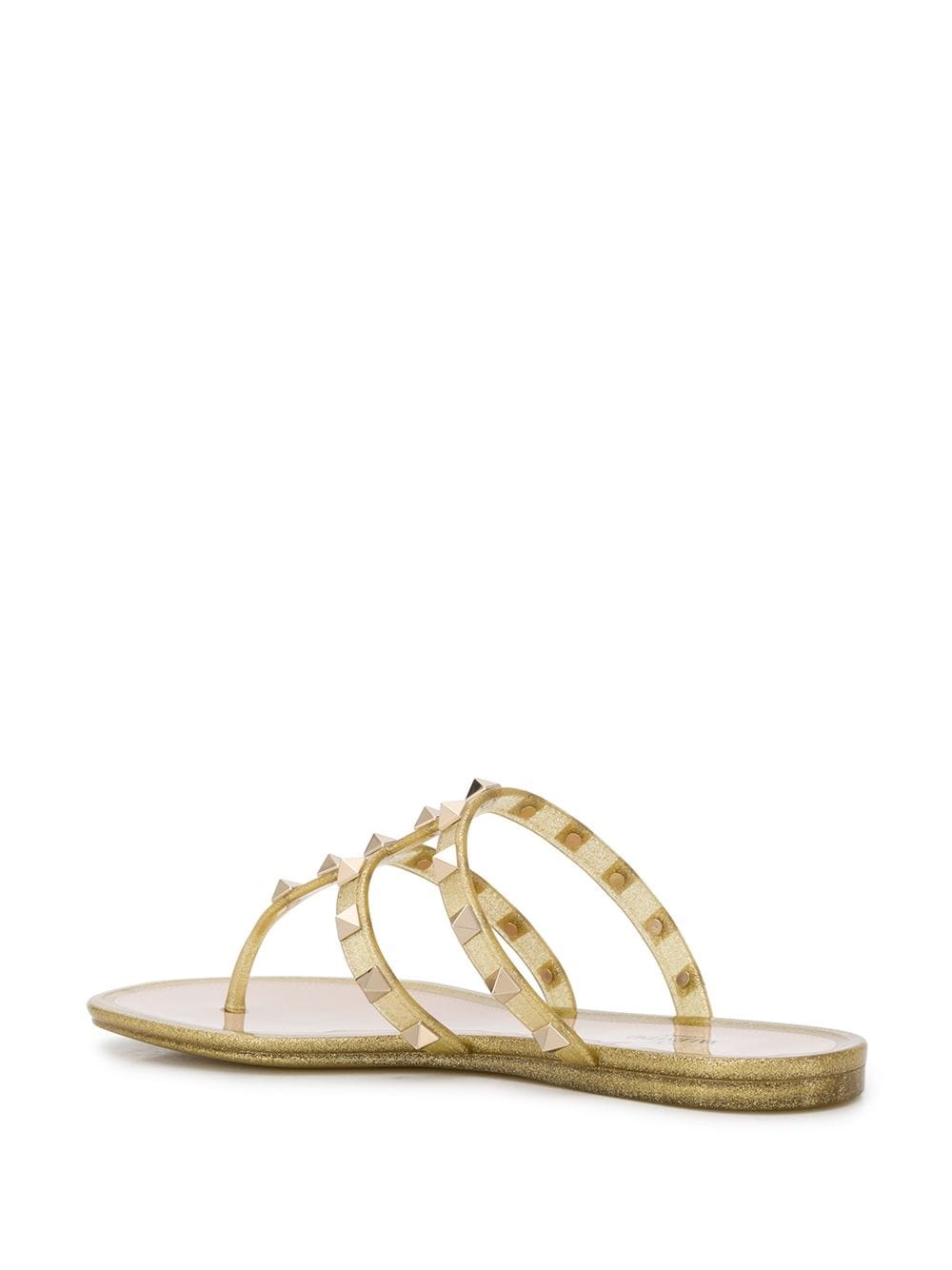 glitter Rockstud flip flops - 3