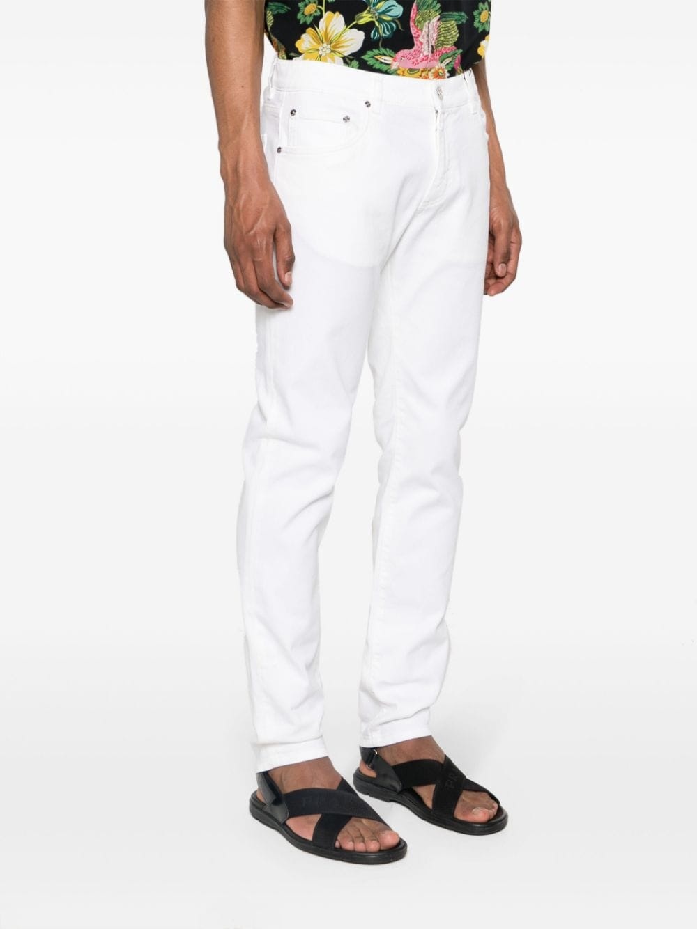 mid-rise slim-fit jeans - 3