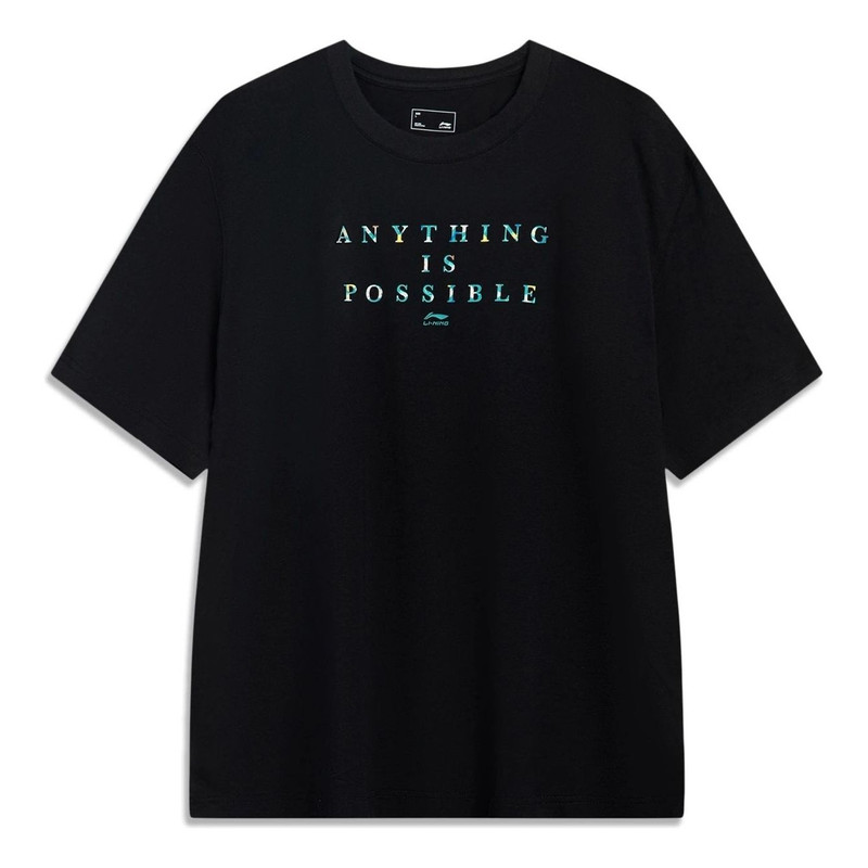 Li-Ning Lifestyle Training Summer Tee 'Black' AHST451-3 - 1