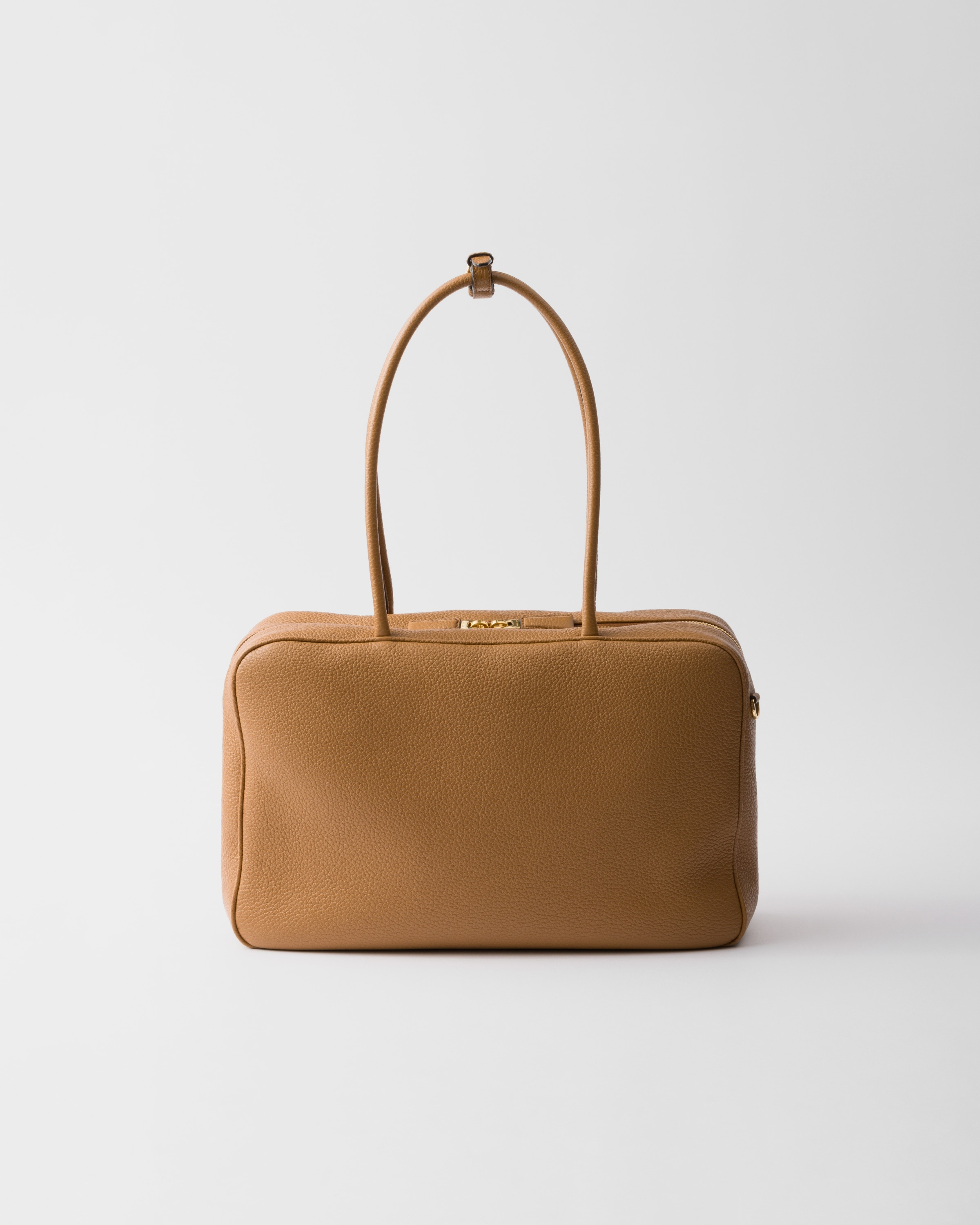 Large leather top-handle bag - 3