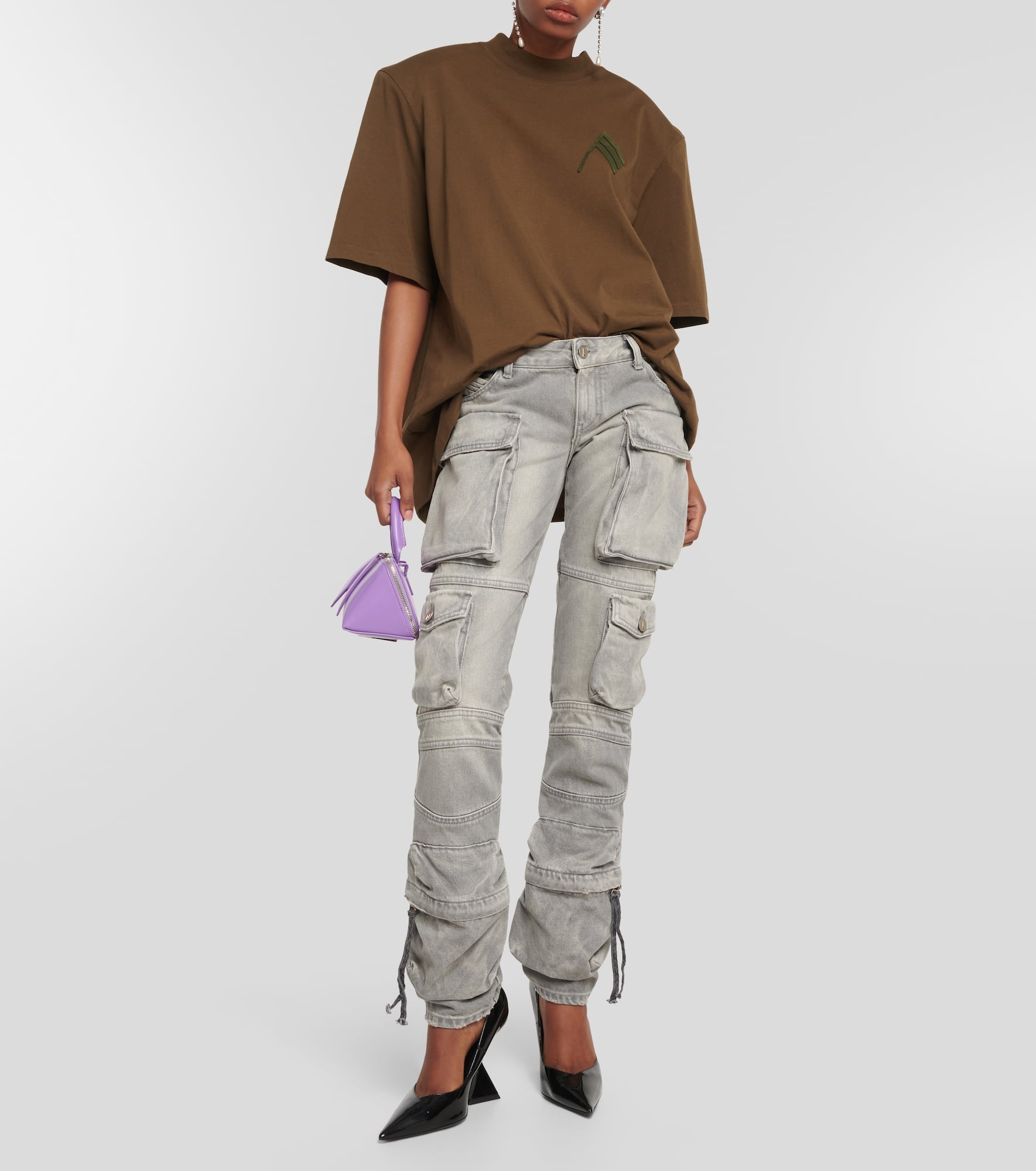 Essie denim cargo pants - 2