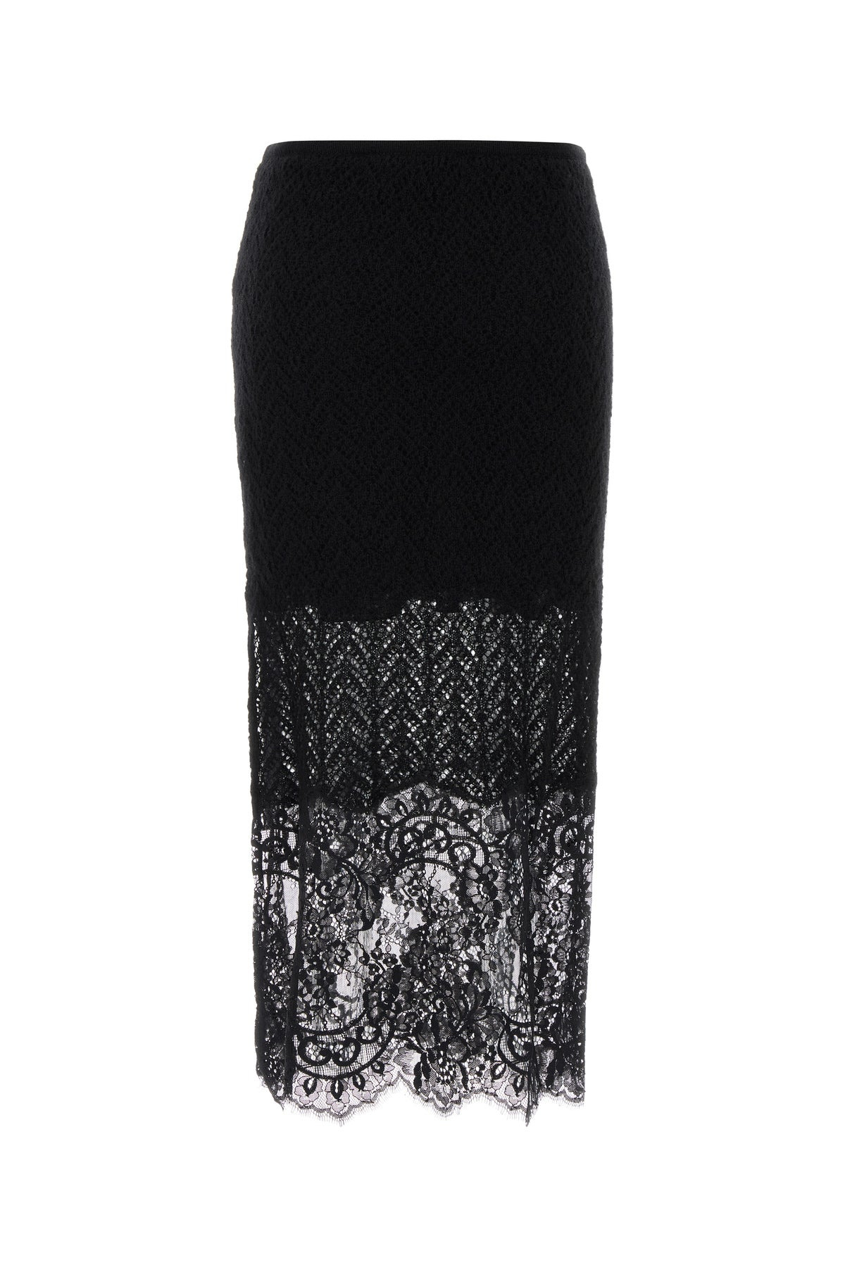 Black knit skirt - 2