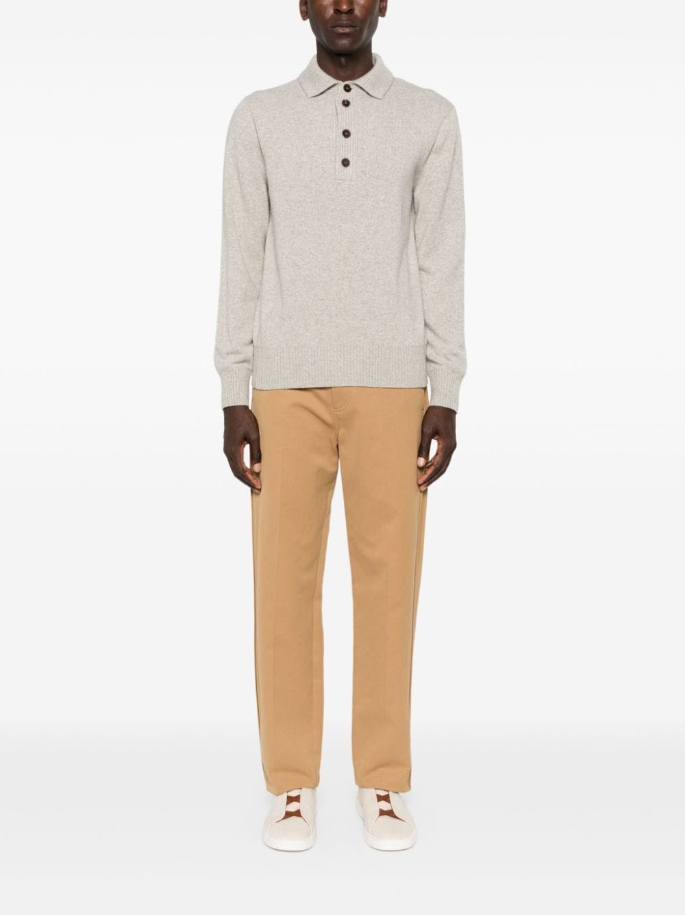 mÃ©lange fine-knit jumper - 2