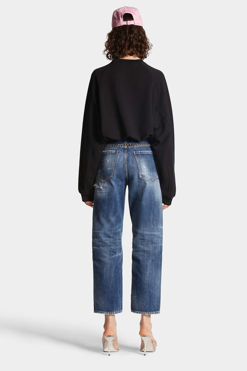 DARK RIPPED WASH BOSTON JEANS - 3