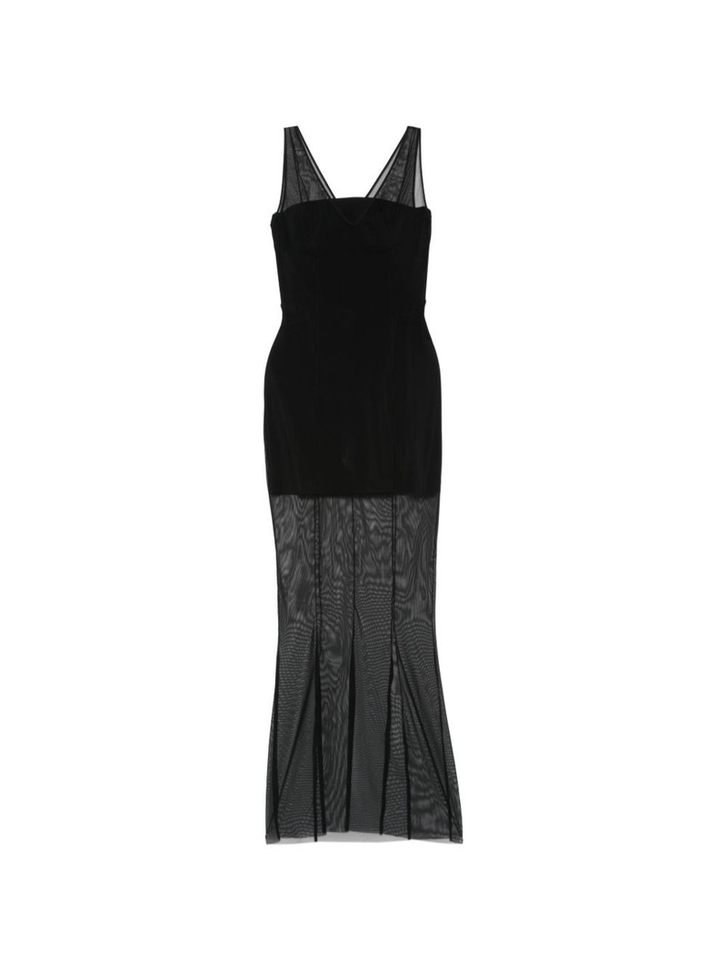 sleeveless maxi-dress 1