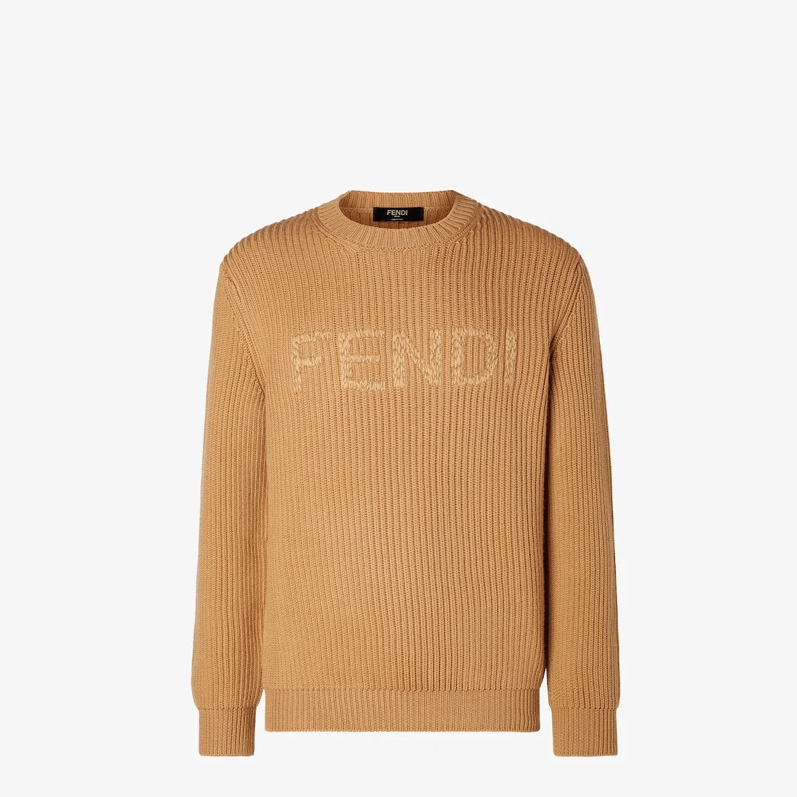 Sweater Light brown wool jumper - 1