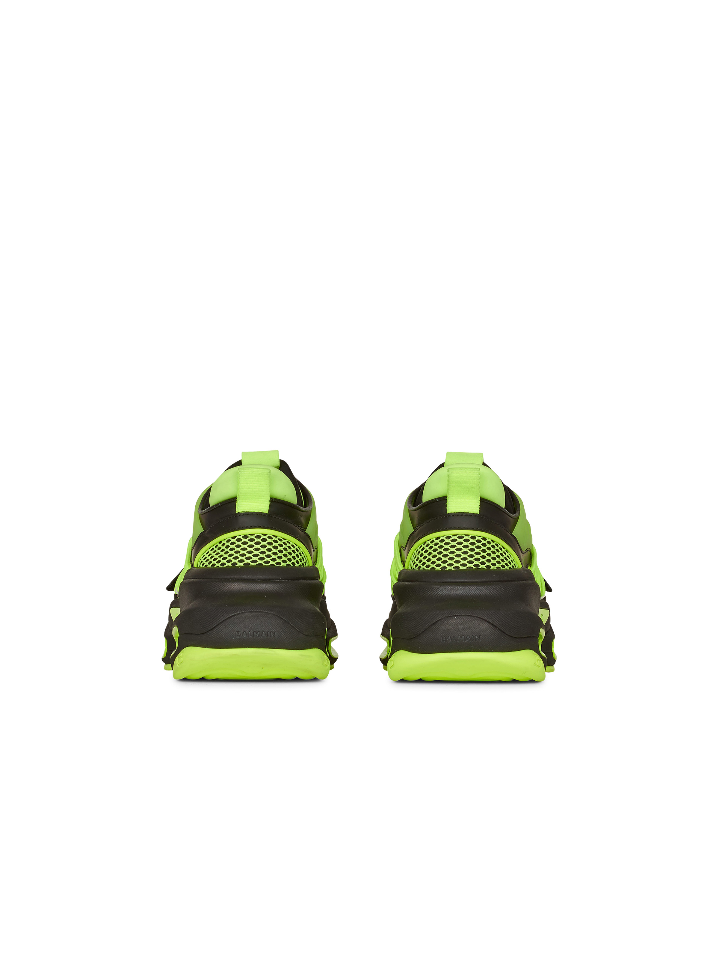 Leather, neoprene and mesh B-Bold low-top sneakers - 5
