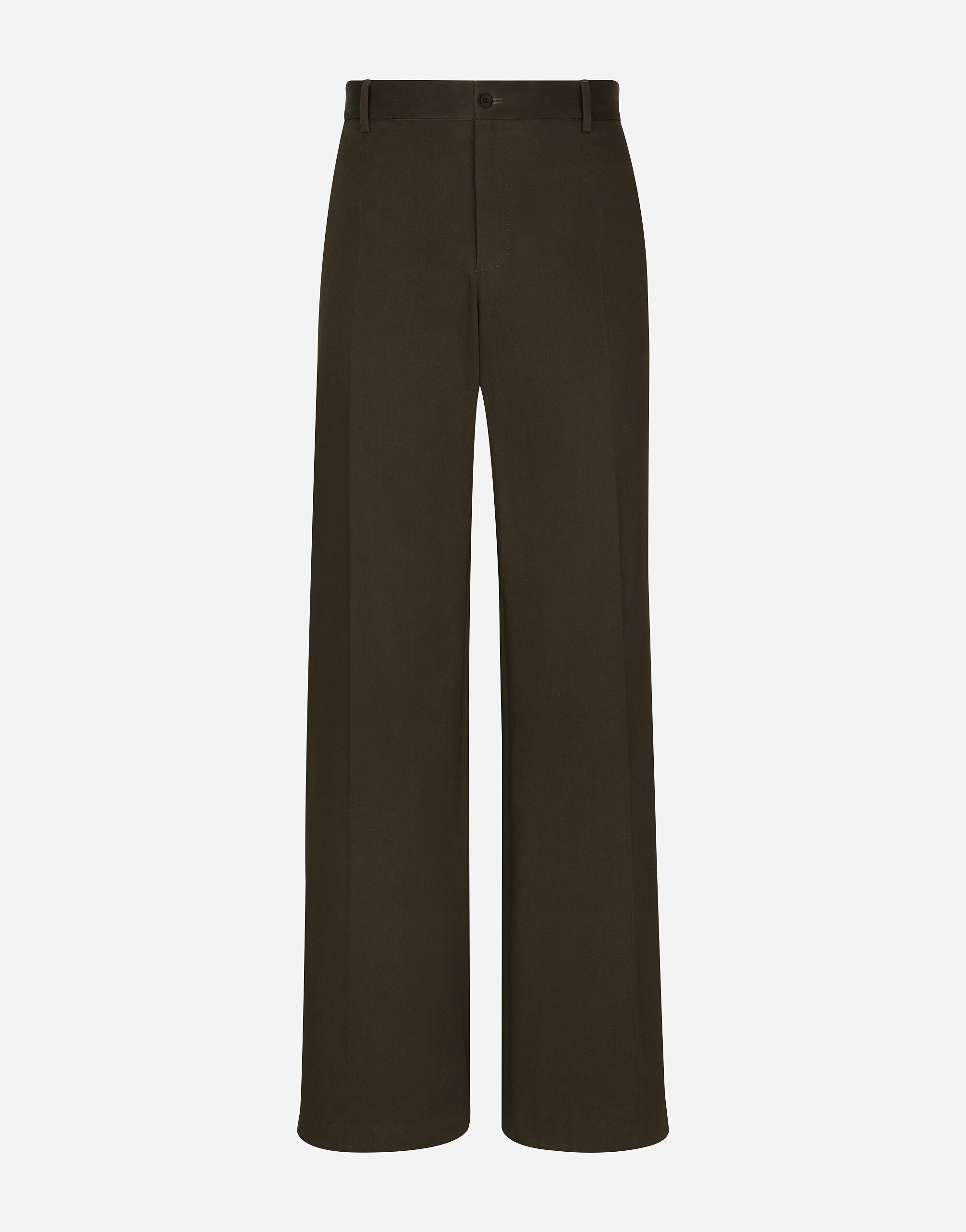 Tailored cotton pants - 1