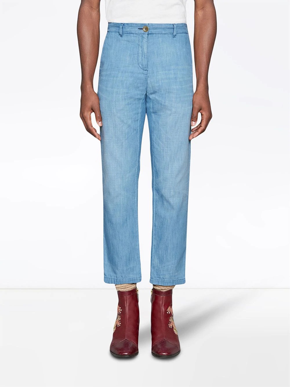 Bleached denim chino - 3