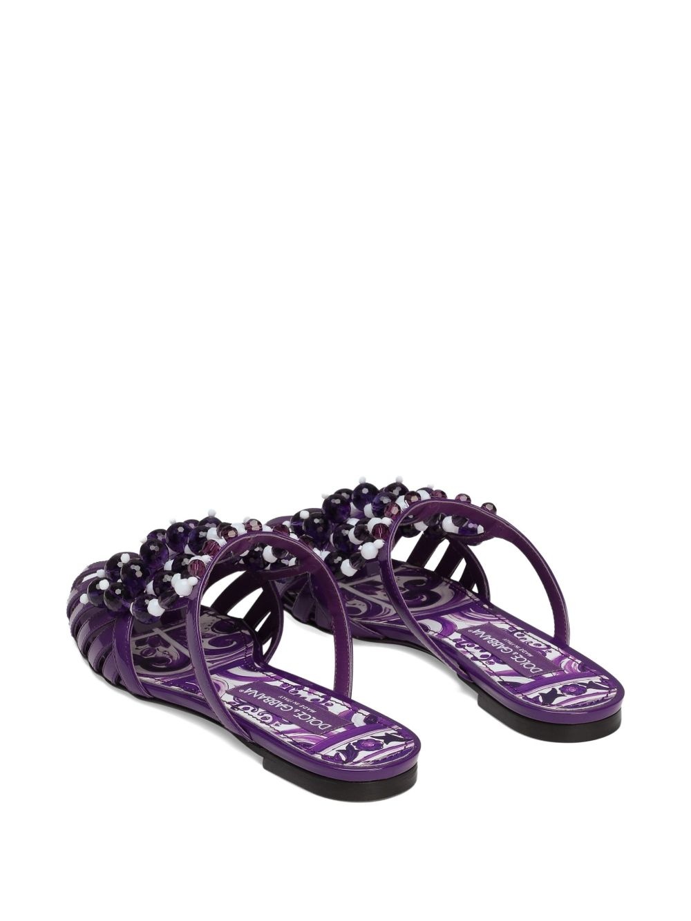 rhinestone-embellished sandals - 3