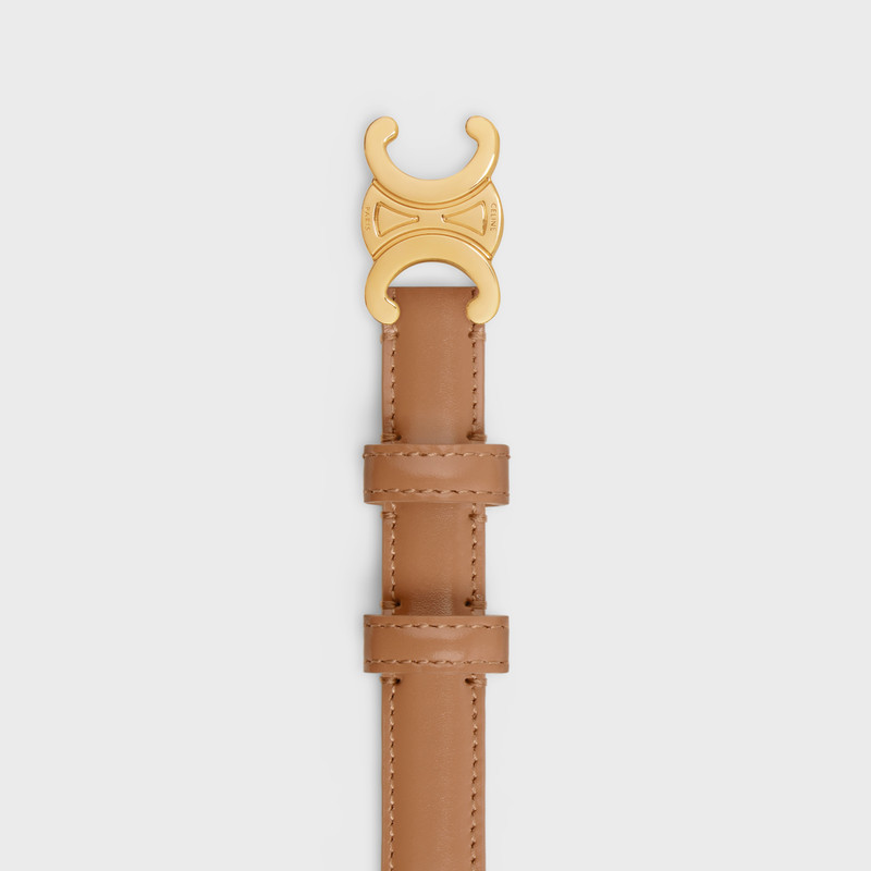 CELINE Small Triomphe Belt in Taurillon Leather outlook