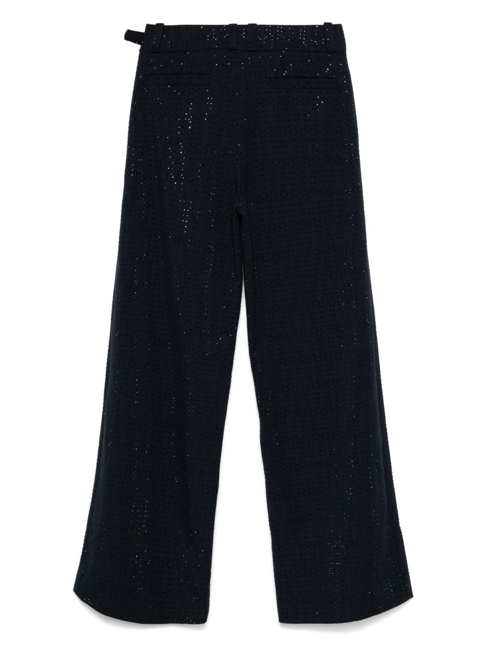 rhinestone-embellished trousers - 2