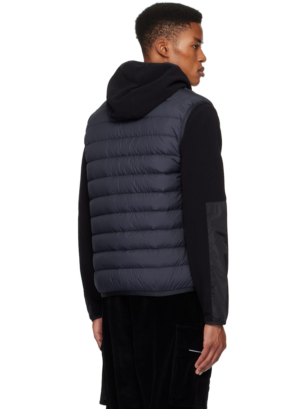 Navy Rabuons Down Vest - 3