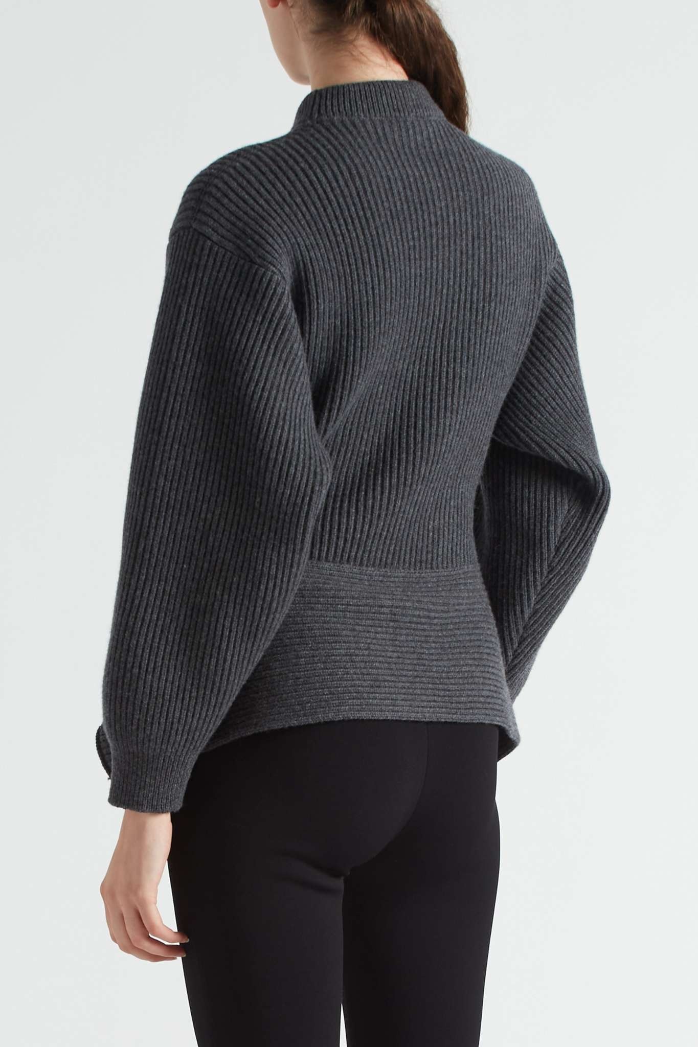 Ribbed wool and cashmere-blend sweater - 3