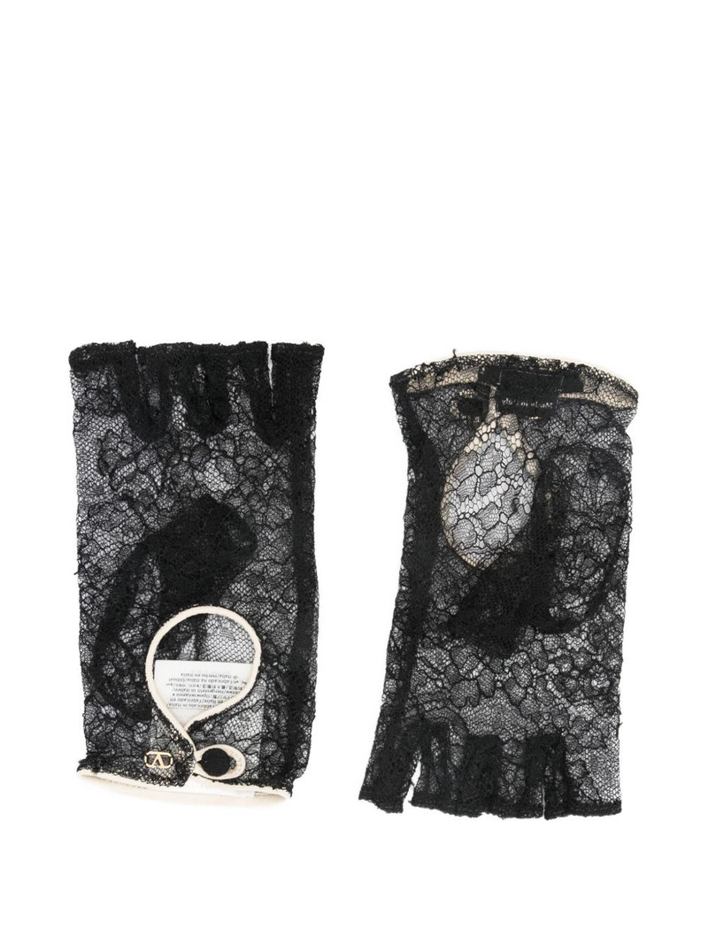 Valentino VLogo Signature lace gloves outlook