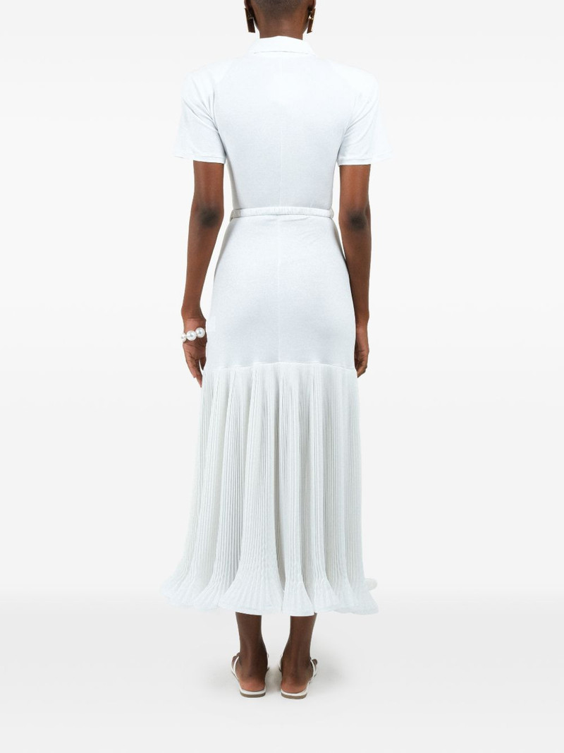 pleated maxi polo dress 5