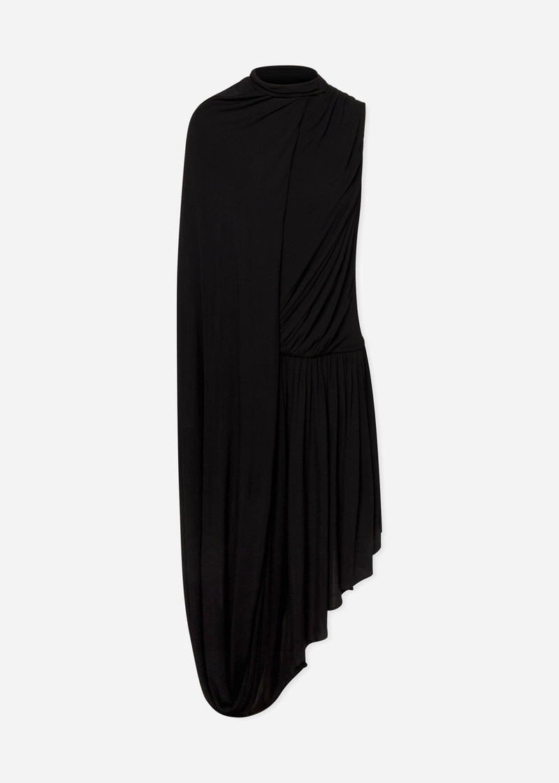 Asymmetric Dress in Viscose Jersey 1