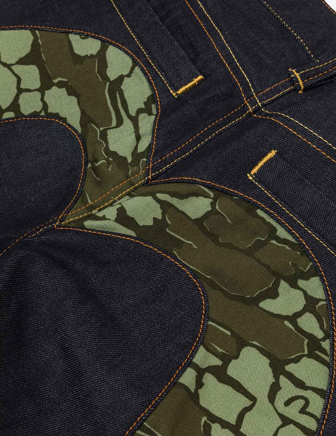 Ishigaki Camouflage Inserted Daicock Slim Fit Jeans #2010 no.1 - 4