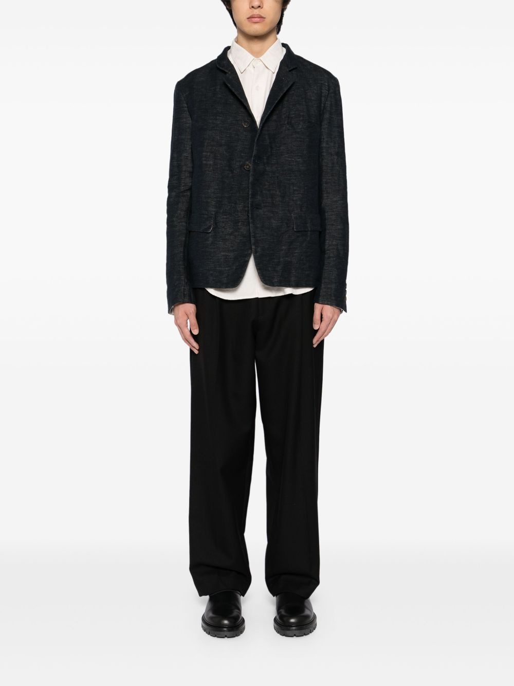 stand up-collar jacket - 2