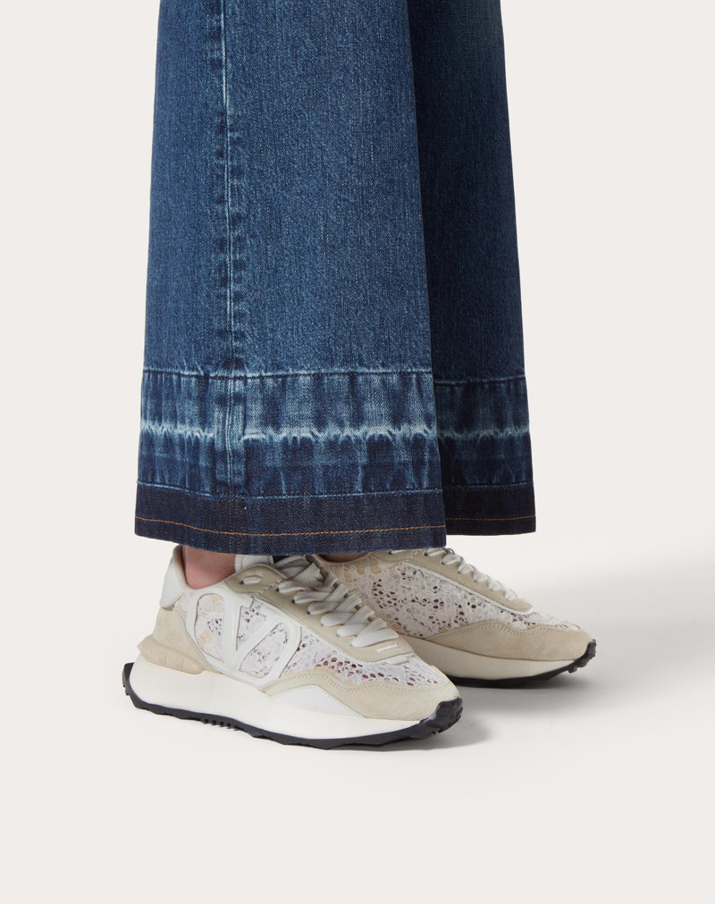 Valentino LACE AND MESH LACERUNNER SNEAKER outlook