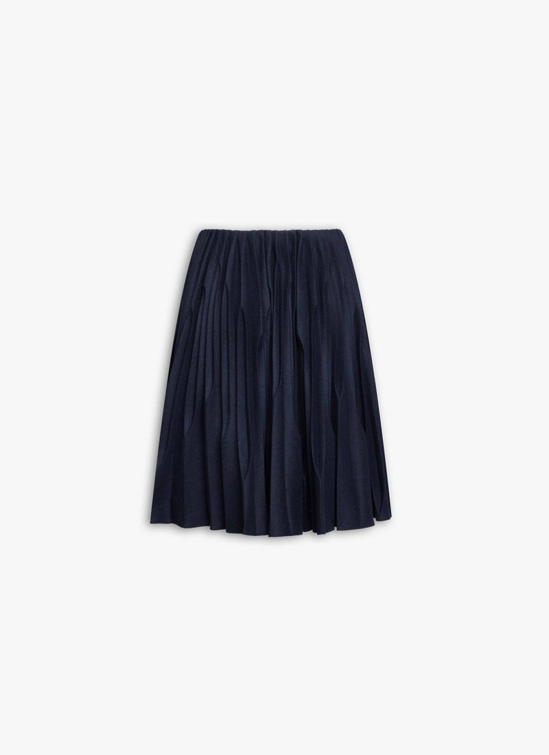 MERINO FLANNEL PLEATED SKIRT 4
