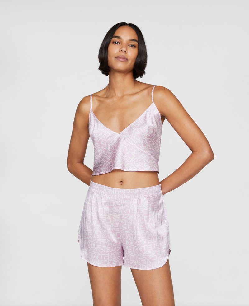 Stella McCartney Graffiti Logo Shorts outlook