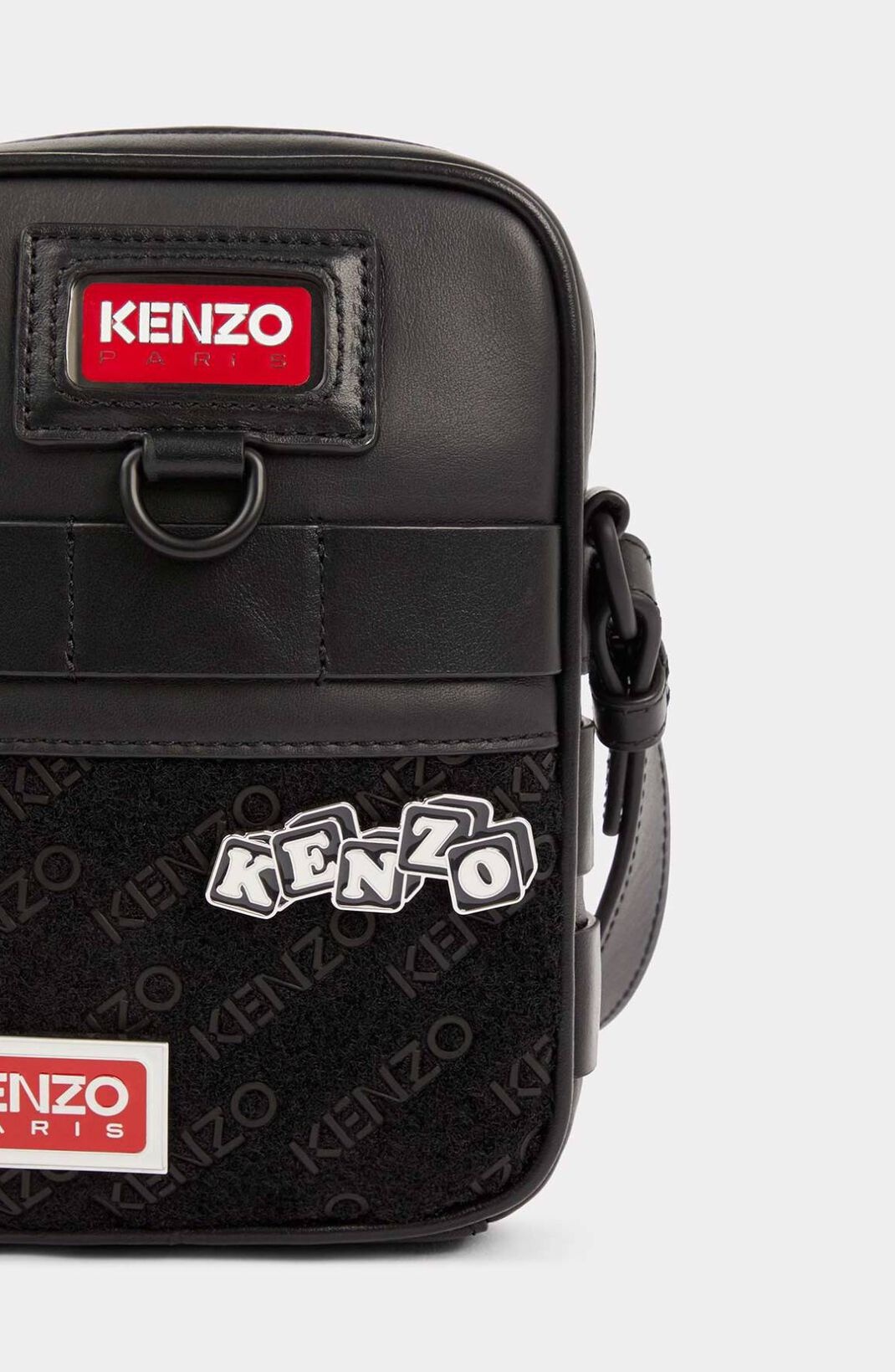 Small leather KENZO Jungle cross-body bag - 3