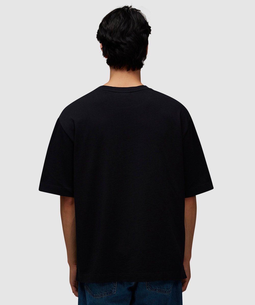 Tonal fox head patch oversized t-shirt - 3