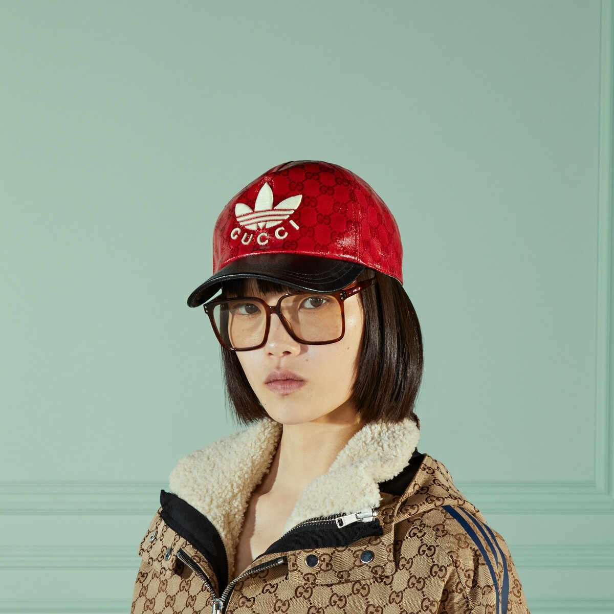 adidas x Gucci GG canvas baseball cap - 4