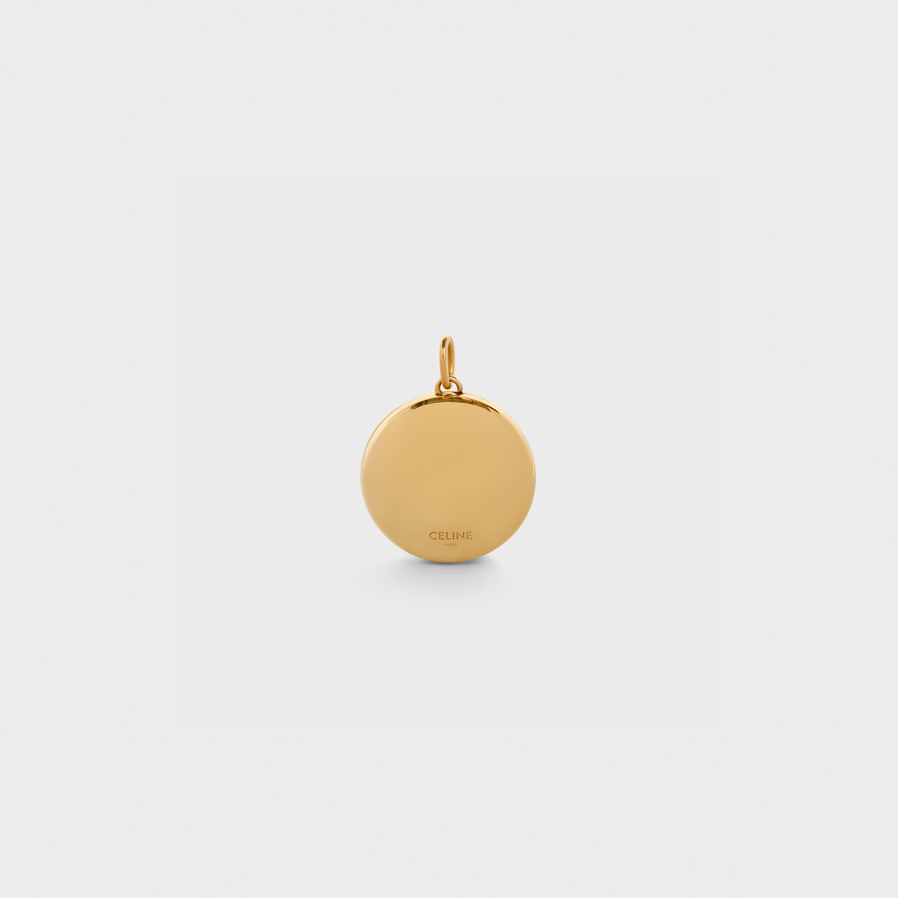 Celine Separables Small 16 Medaillon Pendant in Brass with Gold Finish - 3