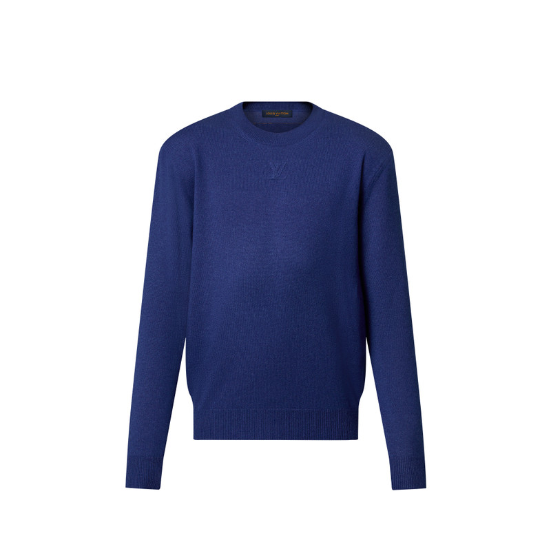 LV Embossed Cashmere Crewneck 1