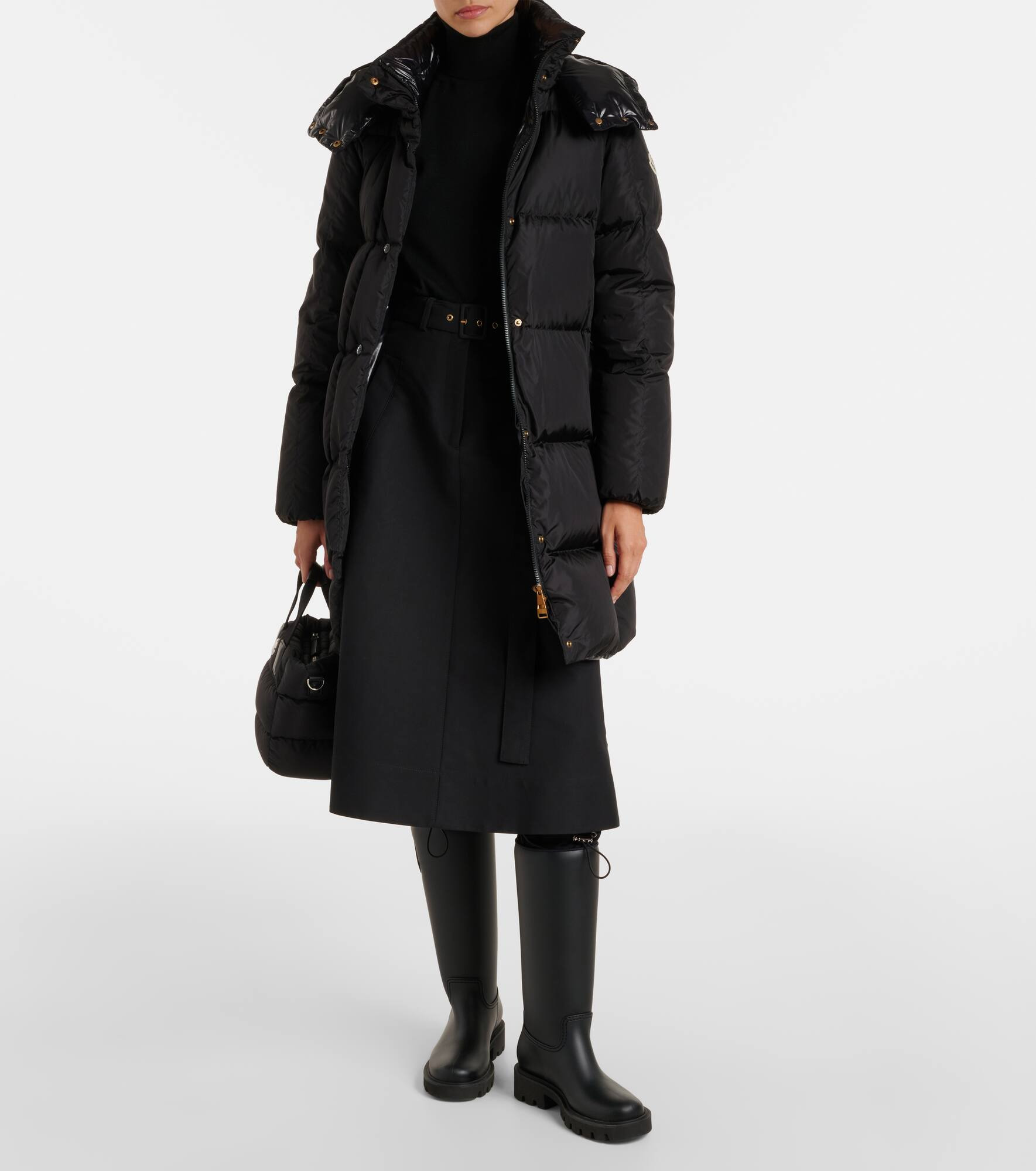 Hooded down coat - 2